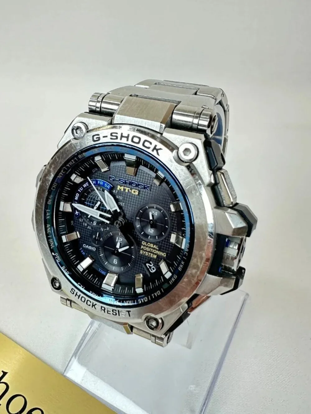 CASIO G shock MTG-G1000D-1A2JF GPS black Dial Solar Powered Radio Men's_967132